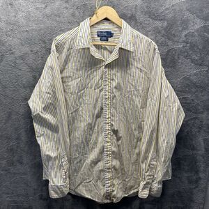 Polo Ralph Lauren Shirt Men 17.5 Andrew Classic Cotton Button Front‎